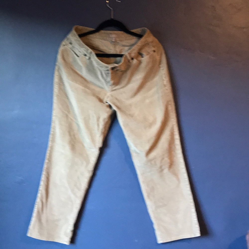 JJill boyfriend tan corduroy.